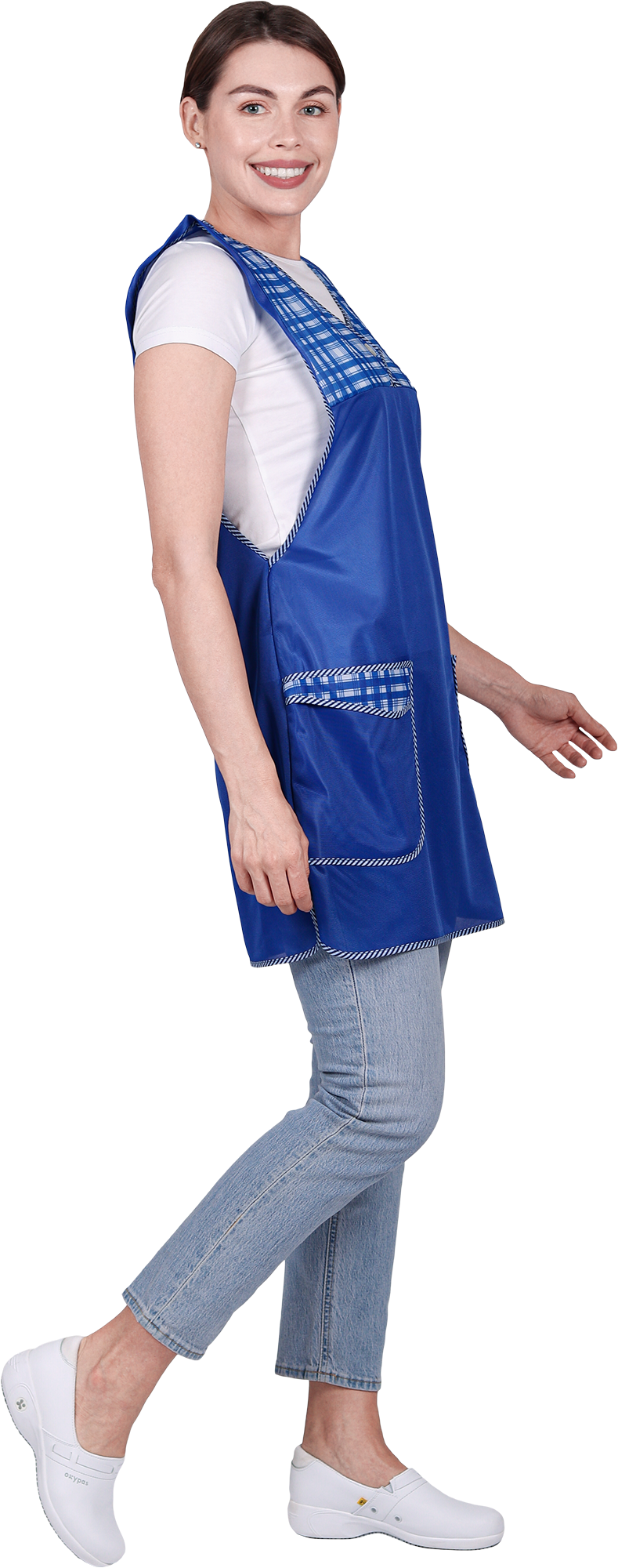 Фартук ХОЗЯЮШКА нейлоновый, василек Фар 818.03