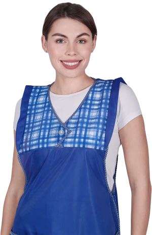 Фартук ХОЗЯЮШКА нейлоновый, василек Фар 818.03