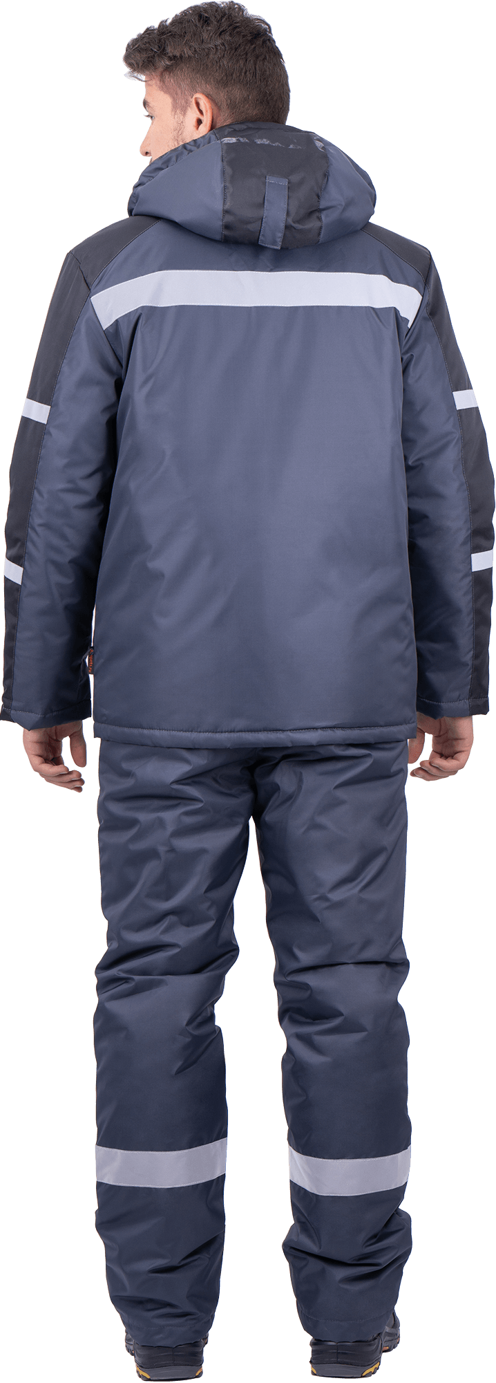 Костюм РОУД зимний, т.серый-черный Кос 491