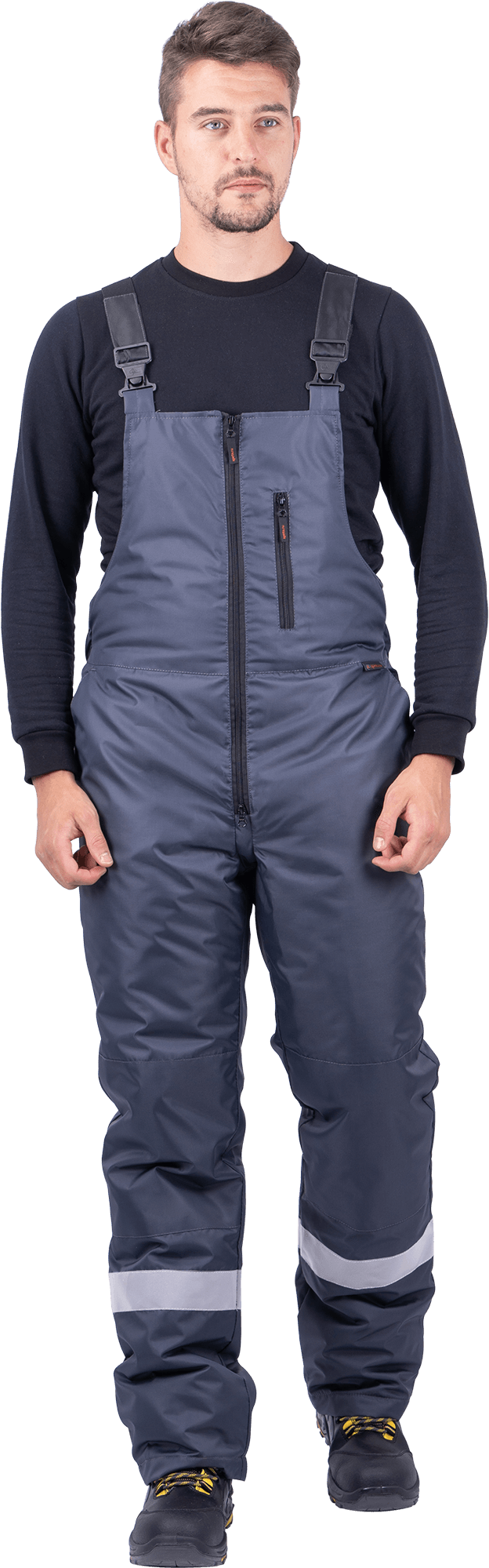 Костюм РОУД зимний, т.серый-черный Кос 491