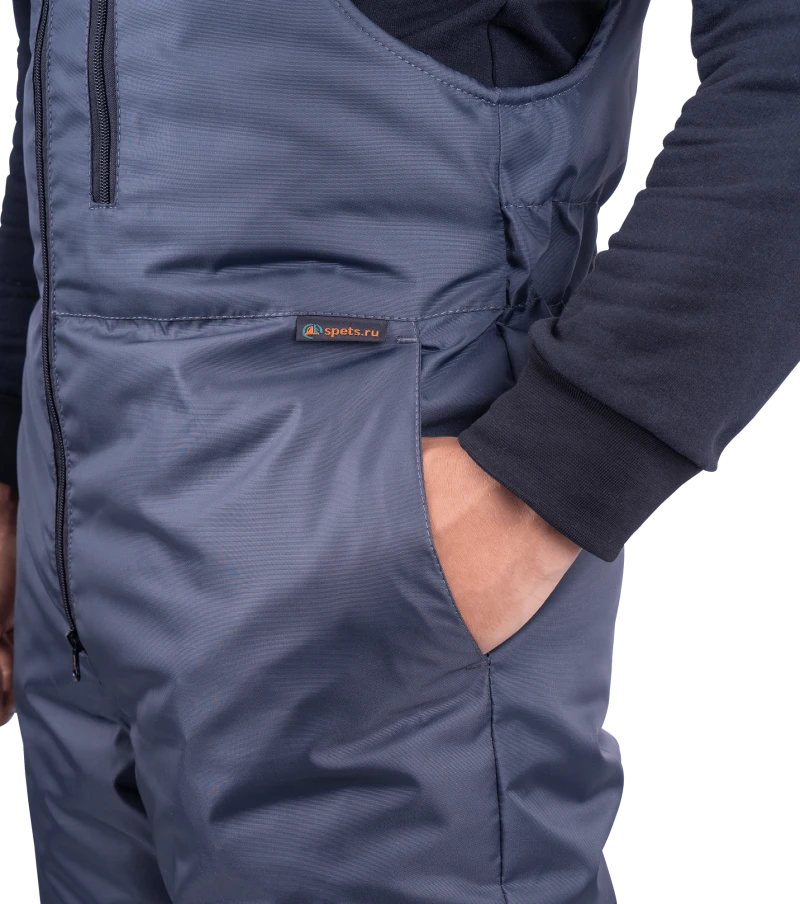 Костюм РОУД зимний, т.серый-черный Кос 491