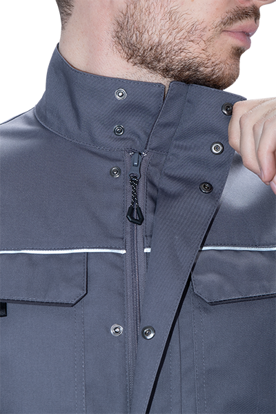 Куртка мужская GT от механических воздействий и ОПЗ, серый-т.серый