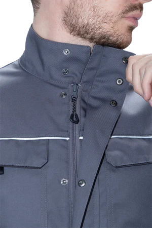 Куртка мужская GT от механических воздействий и ОПЗ, серый-т.серый