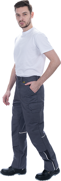 Брюки мужские GT от механических воздействий и ОПЗ, серый-т.серый