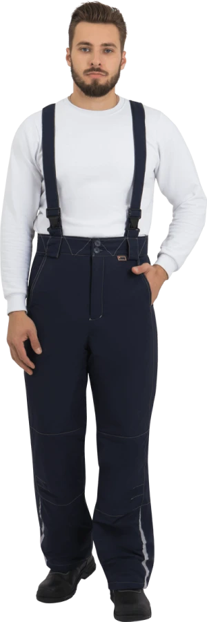 Брюки мужские ХАЙ-ТЕК от пониженных температур воздуха и ветра, механических воздействий и ОПЗ, синий Брю 603