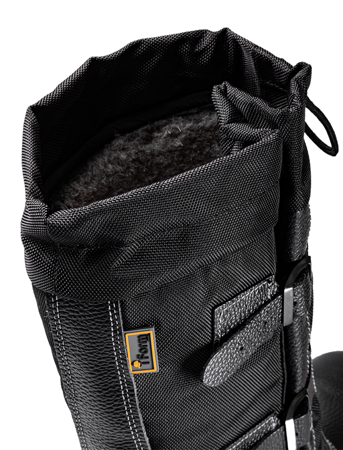 Сапоги TURBO "СЕВЕР" с КП (68КП/Мод.Сап 131), многослойный утеплитель, кожа/оксфорд, ПУ/нитрил