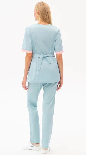 Костюм САНДРА, св.морская волна-св.розовый Кос 021