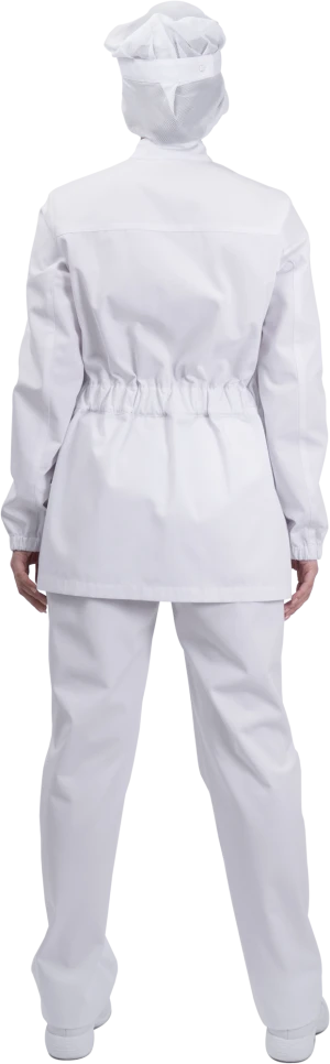 Брюки женские АПРЕЛИЯ ХАССП от механических воздействий и ОПЗ, белый Брю 627