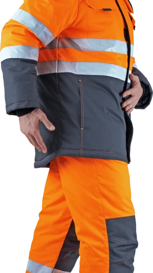 Костюм РЕФЛЕКТ-2 зимний, Со - 3-й класс защиты, Тнв - 4-й класс защ, флуоресцентный оранжевый-серый Кос 759