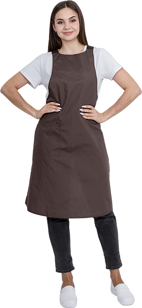 Фартук ЕВРО, коричневый Фар 862