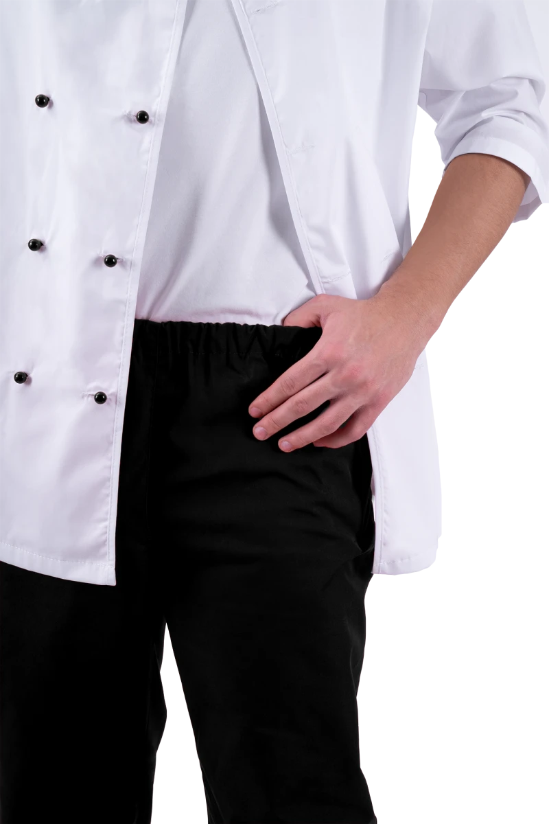 Костюм ШЕФ-ПОВАР, белый-черный Кос 044