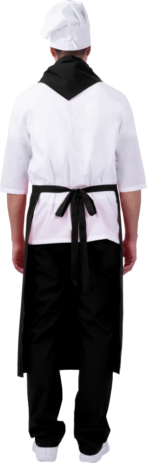Костюм ШЕФ-ПОВАР, белый-черный Кос 044