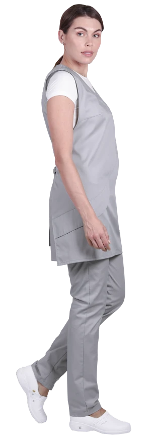 Униформа ВУППИ, (фартук, брюки), серый Кос 809