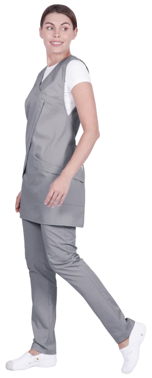 Униформа ВУППИ, (фартук, брюки), серый Кос 809
