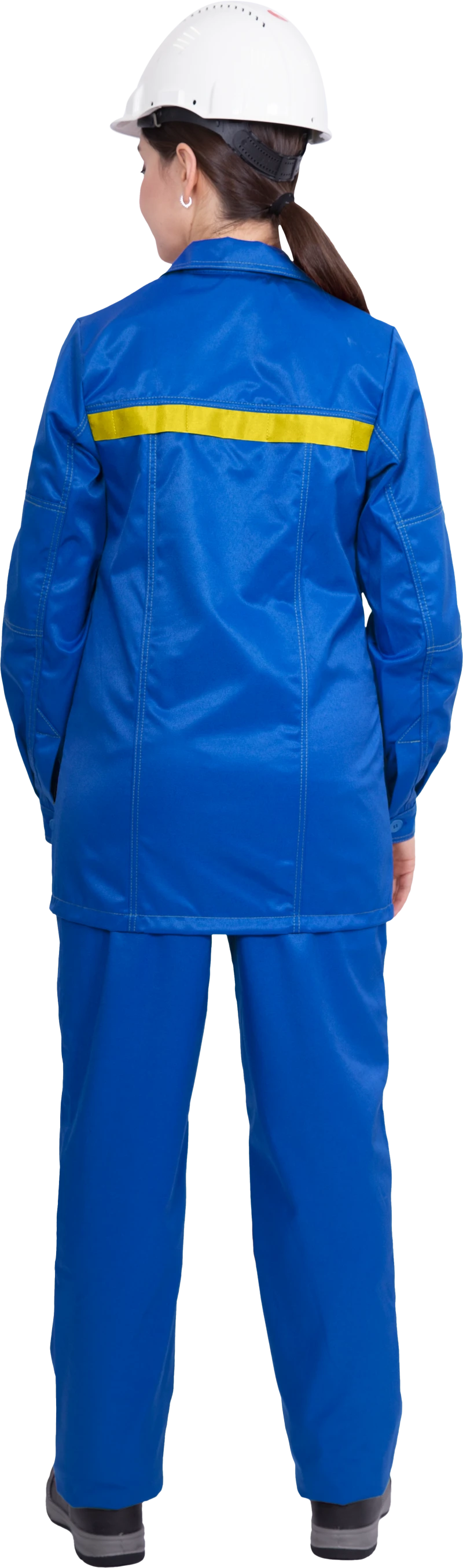 Костюм женский ПРЕМЬЕРА ЛЮКС от механических воздействий и ОПЗ (куртка, брюки), василёк Кос 579