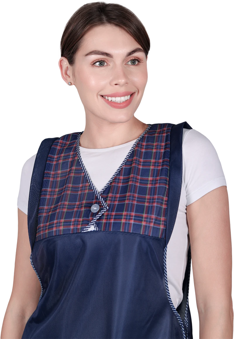 Фартук ХОЗЯЮШКА нейлоновый, т/синий Фар 818.04