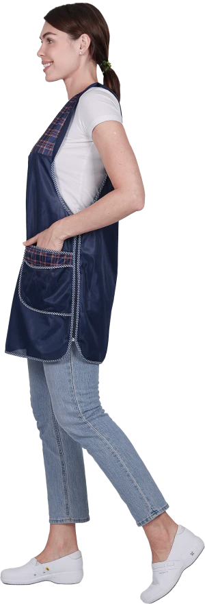 Фартук ХОЗЯЮШКА нейлоновый, т/синий Фар 818.04