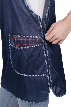 Фартук ХОЗЯЮШКА нейлоновый, т/синий Фар 818.04