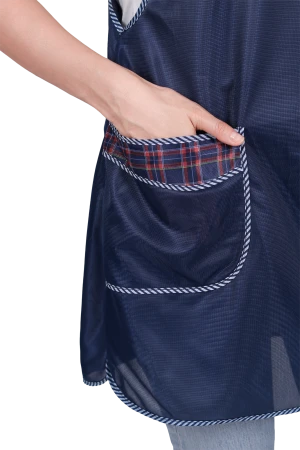 Фартук ХОЗЯЮШКА нейлоновый, т/синий Фар 818.04