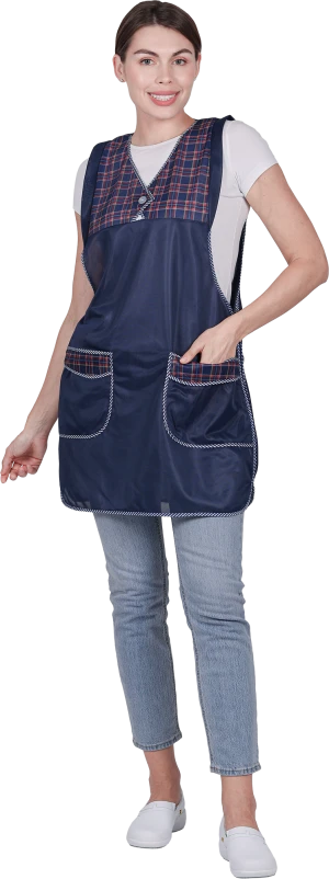 Фартук ХОЗЯЮШКА нейлоновый, т/синий Фар 818.04